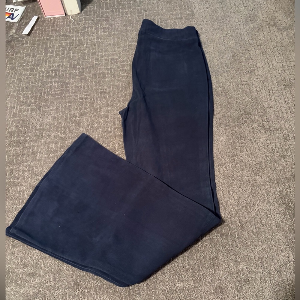 NYDJ Lamb Skin Pull On Maxi Flare Pants